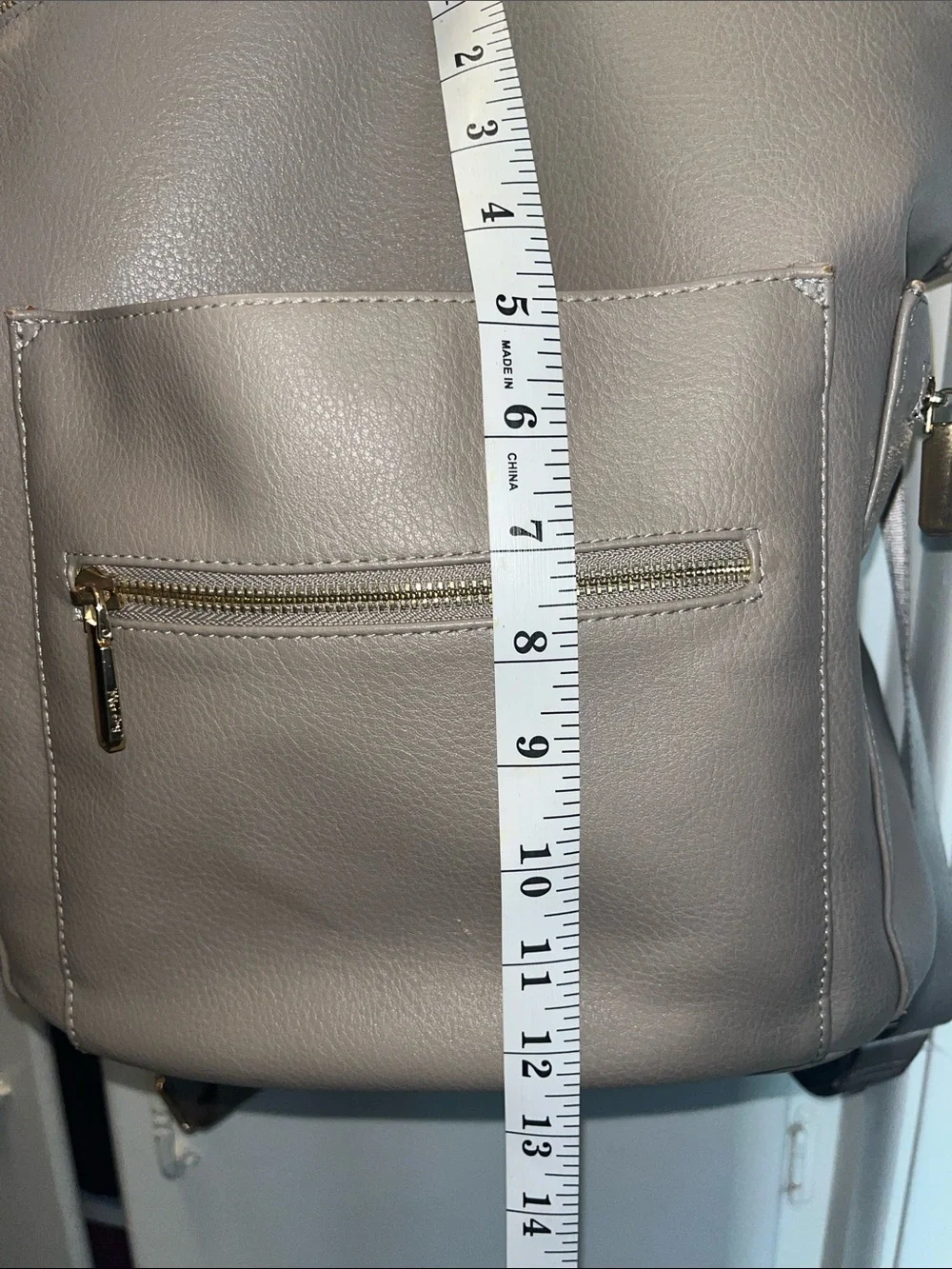 Miss Fong Women's Neutral Taupe Baby Bag Backpack Tote